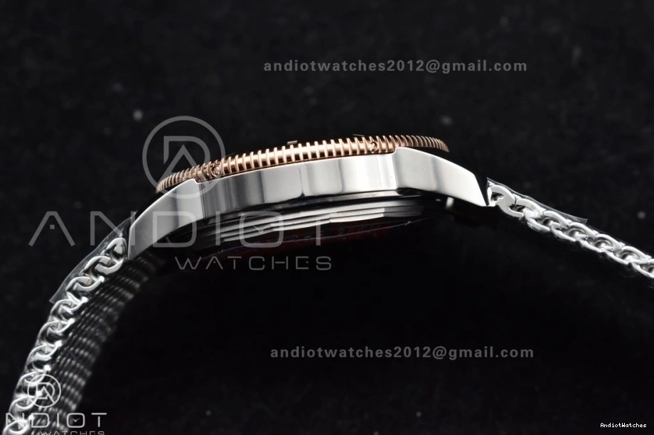 Bezel 1172 Dial Bracelet 42mm RG SS and on II WaterResistant Blue Ceramic BLSF Bezel Mesh Blue A SuperOcean Heritage 0510